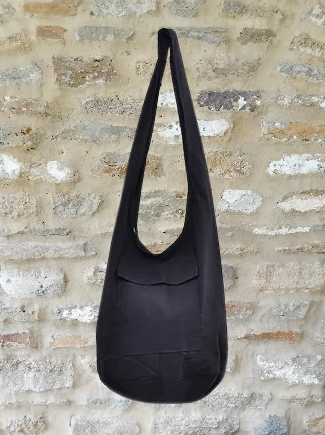 Black canvas crossbody bag online