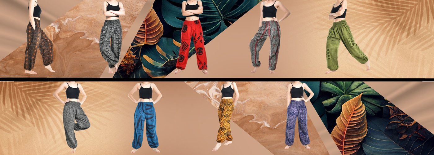 Elevate your vacation style effortlessly with our harem pants